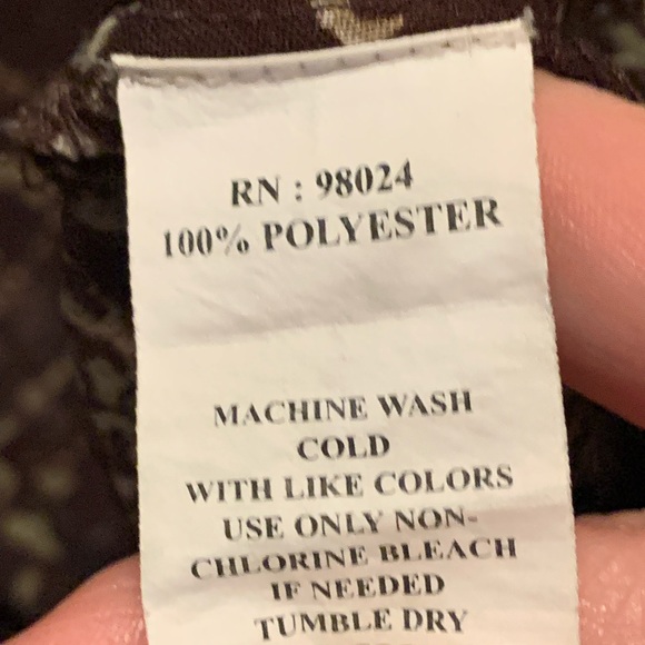 Lot of cute sheer tops sz Med Express blue purple black plaid brown snake print - Picture 11 of 15